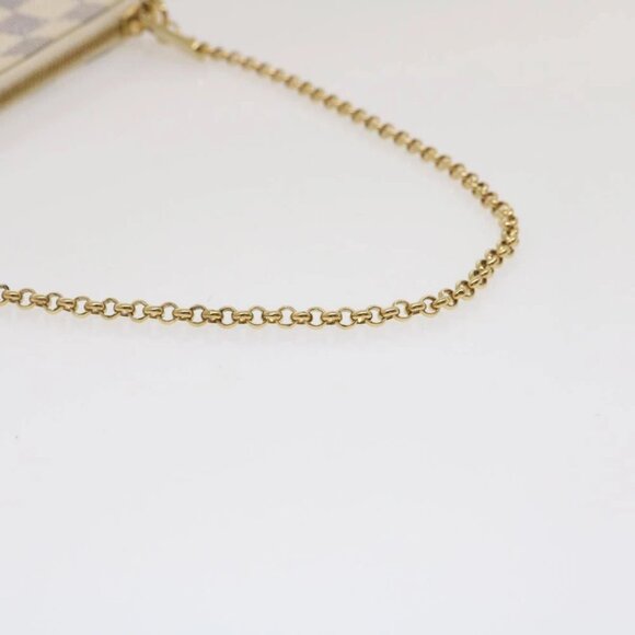 LOUIS VUITTON Damier Azur Pochette Mira MM Accessory Pouch - Picture 11 of 16